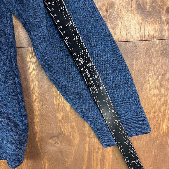 Eddie Bauer Mens Sweatshirt Blue Radiator Fleece Snap Mock Neck Long Sleeve L - Picture 10 of 13